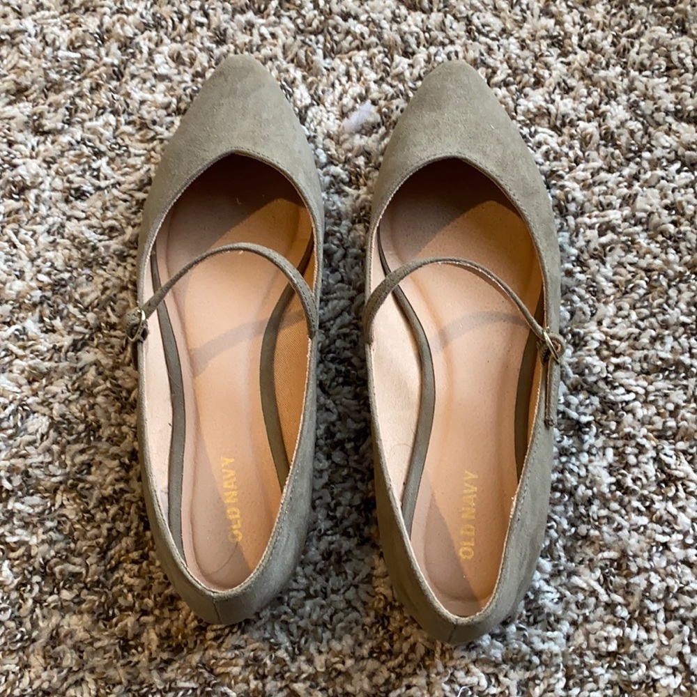 Old Navy Army Green Flats